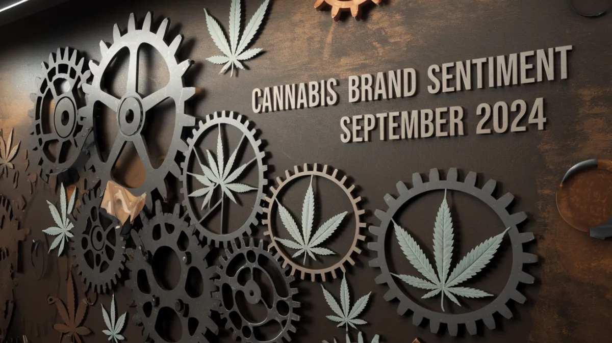 September 2024 Canadian Cannabis Brands By Sentiment