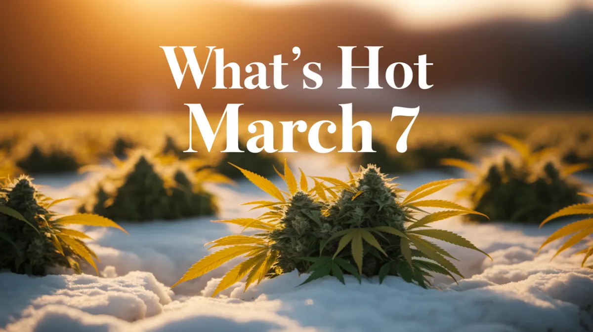 Hot Canadian Cannabis Products for the Weekend of March 7th 2025