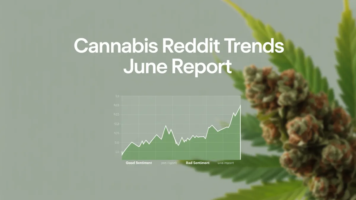 Cannabis Reddit Trends June Report: Daily Scores and Sentiment Analysis