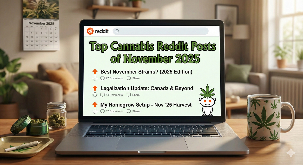 Top Cannabis Reddit Posts of November 2025