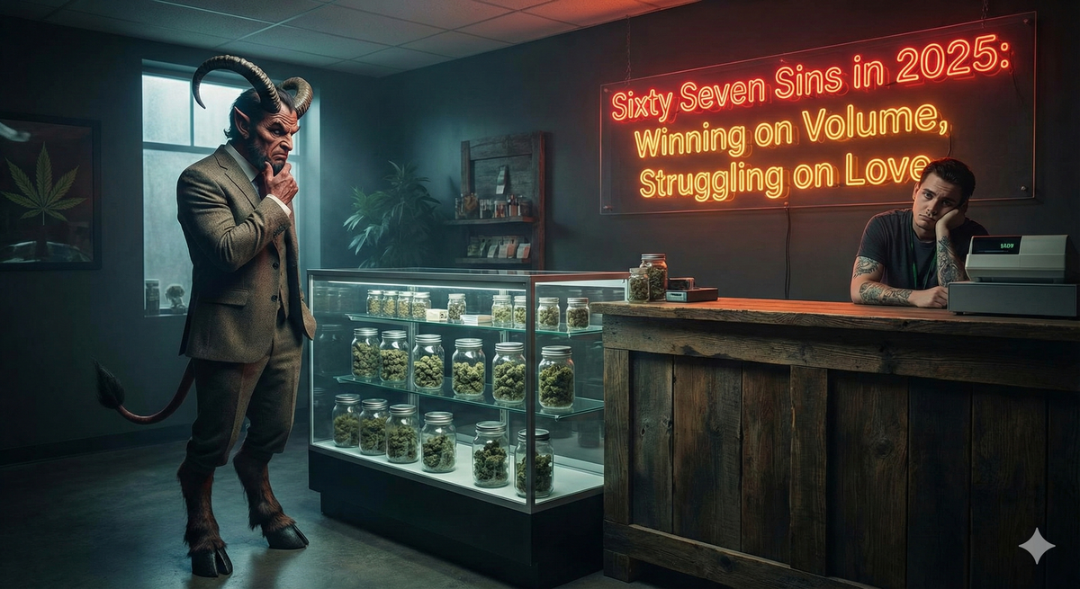 Sixty Seven Sins in 2025: Winning on Volume, Struggling on Love