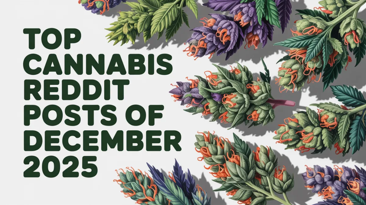 Top Cannabis Reddit Posts of December 2025