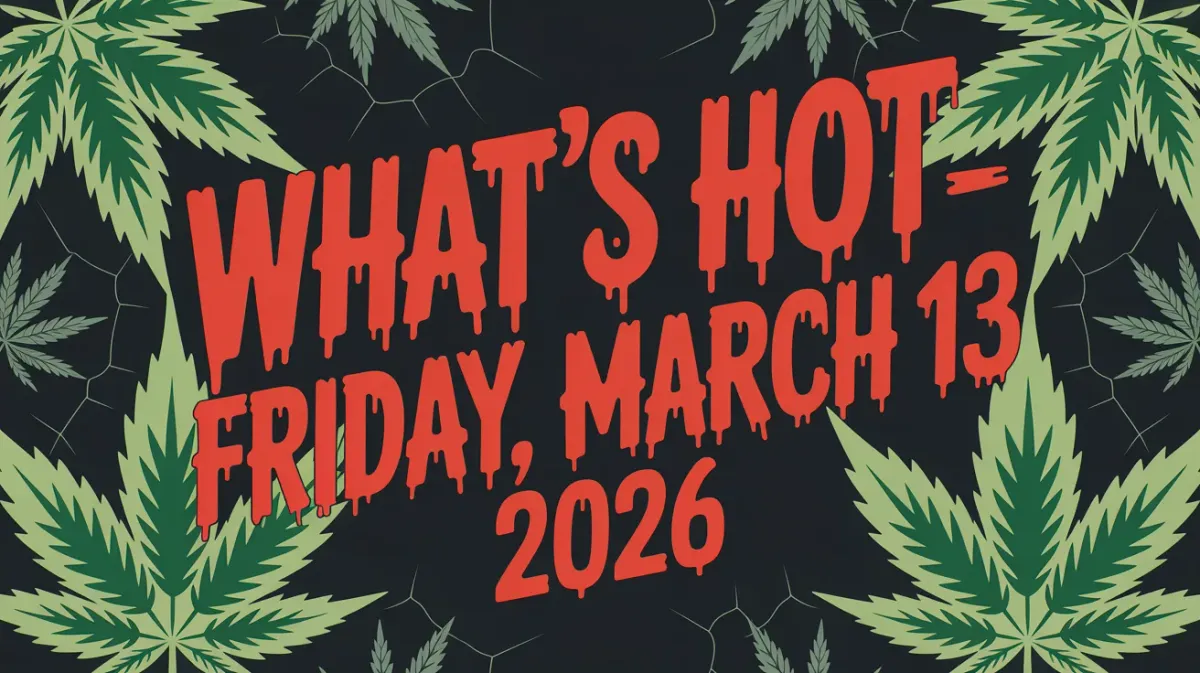 Hot Canadian Cannabis Products for the Weekend of March 13, 2026