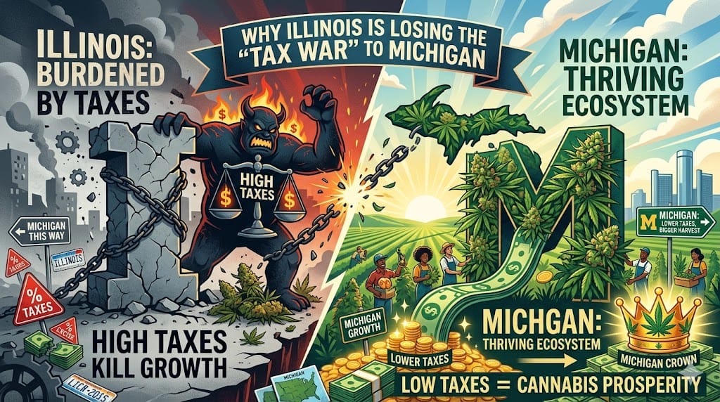 The New Buffalo Border—Why Illinois is Losing the "Tax War" to Michigan