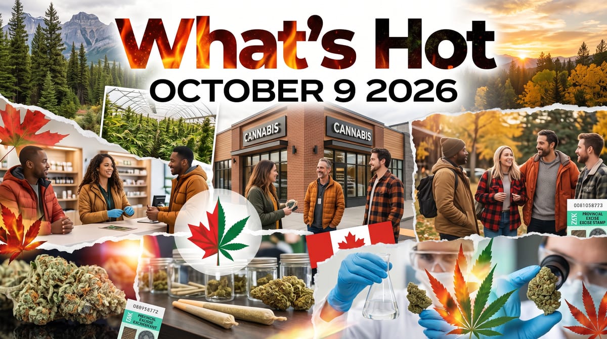 Hot Canadian Cannabis Products for the Weekend of October 9–11, 2026