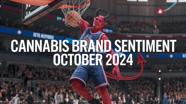 October 2024 Canadian Cannabis Brands By Sentiment