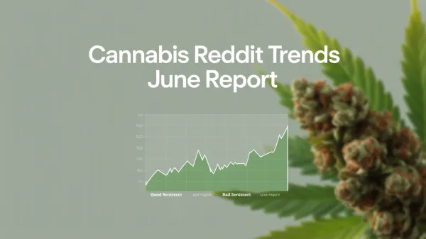 Cannabis Reddit Trends June Report: Daily Scores and Sentiment Analysis
