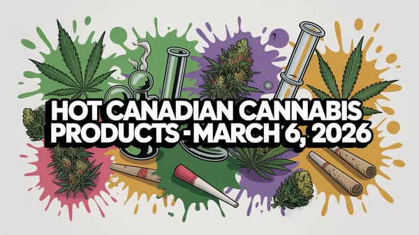 Hot Canadian Cannabis Products for the Weekend of March 6, 2026