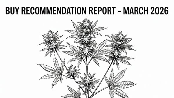 Buy Recommendation Report: Top Cannabis Products - March 2026